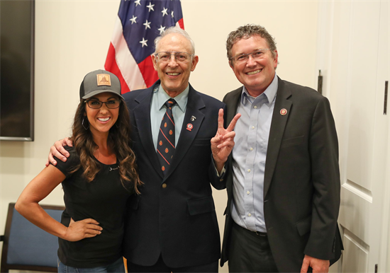 Dick Heller, Lauren Boebert, and Thomas Massie